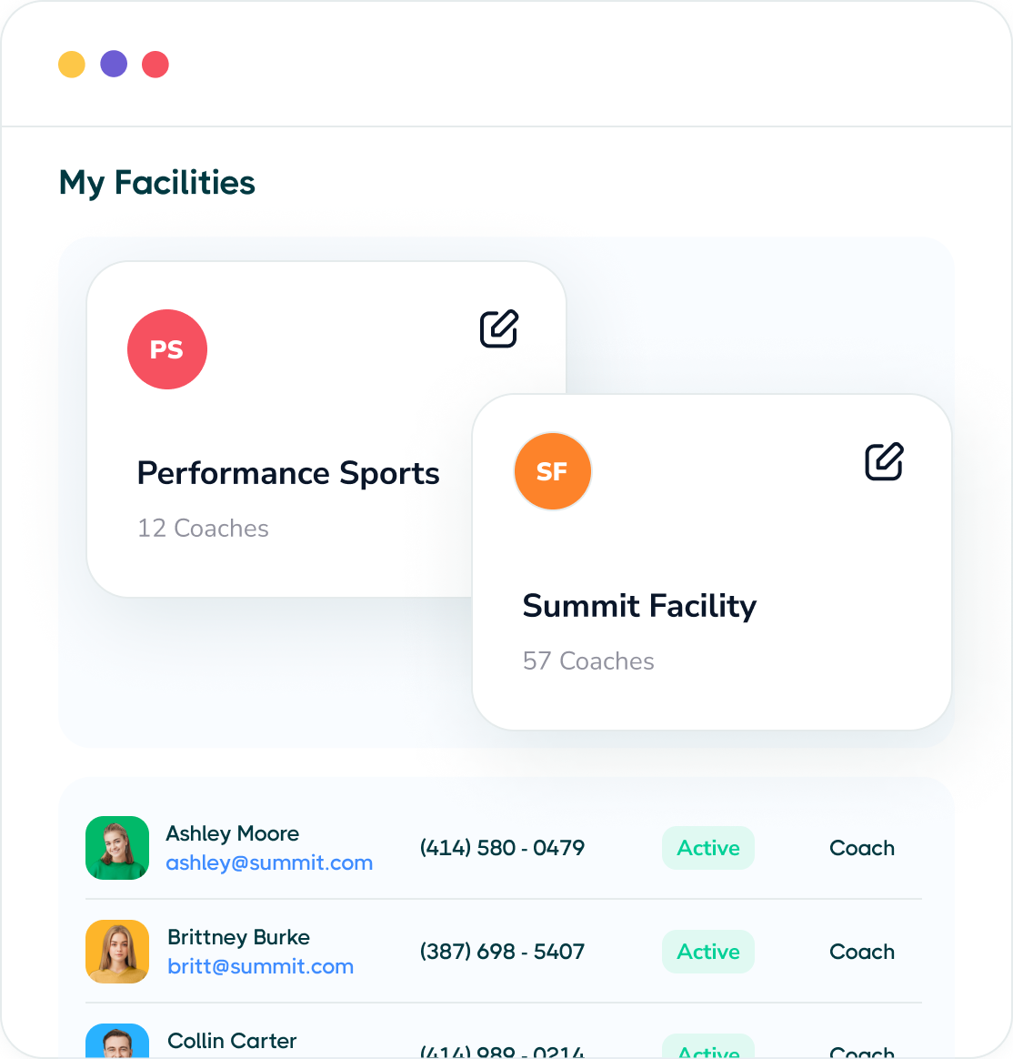 Custom-made Reports To Make Informed Decisions - Lesson Connection Sports Facility Management App